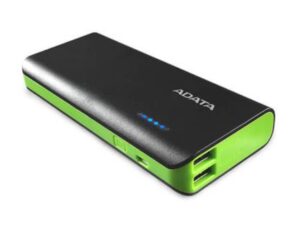 POWER BANK ADATA PT100 NEGRO VERDE 10000 MAH