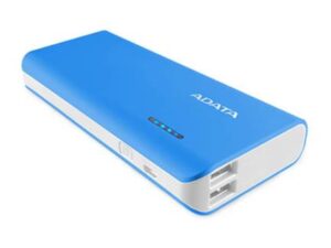 POWER BANK ADATA PT100 AZUL BLANCO 10000 MAH