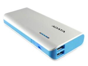 POWER BANK ADATA PT100 BLANCO AZUL 10000 MAH