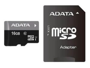 MEMORIA MICRO SD ADATA CLASE 10 + SD 16GB CLASE 10 UHS-1