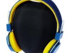 AUDIFONOS GRIXX RETRO MICROFONO AZUL/AMARILLO