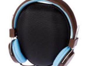 AUDIFONOS GRIXX RETRO MICROFONO CAFÉ/AZUL