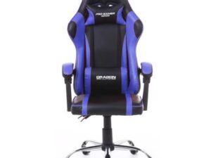 Silla Gamer Ergonómica Dragón XT Modelo Falkor Color Azul-Negro