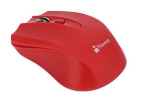 Mouse Nextep Inalámbrico USB Color Rojo 1600 dpi Baterías Incluidas