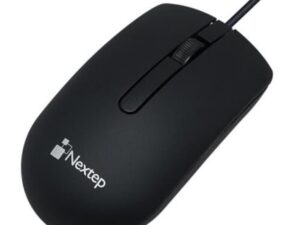 Mouse Nextep Alámbrico USB 1000 dpi Color Negro
