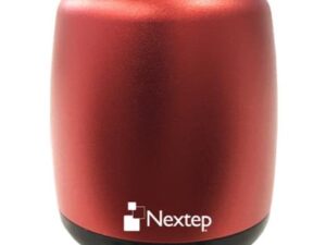 Mini Bocina Nextep Bluetooth Manos Libres con Botón para Selfies Color Rojo