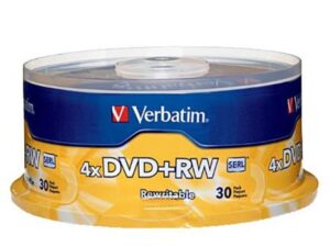 DVD+RW VERBATIM 4.7GB 4X C/30