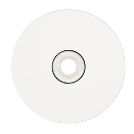 DVD-R VERBATIM 4.7GB 16X BLANCO INK PRINTABLE SPINDLE C/100 - Imagen 2