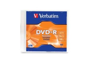 DVD-R VERBATIM 4.7GB 16X SINGLE SLIM CASE